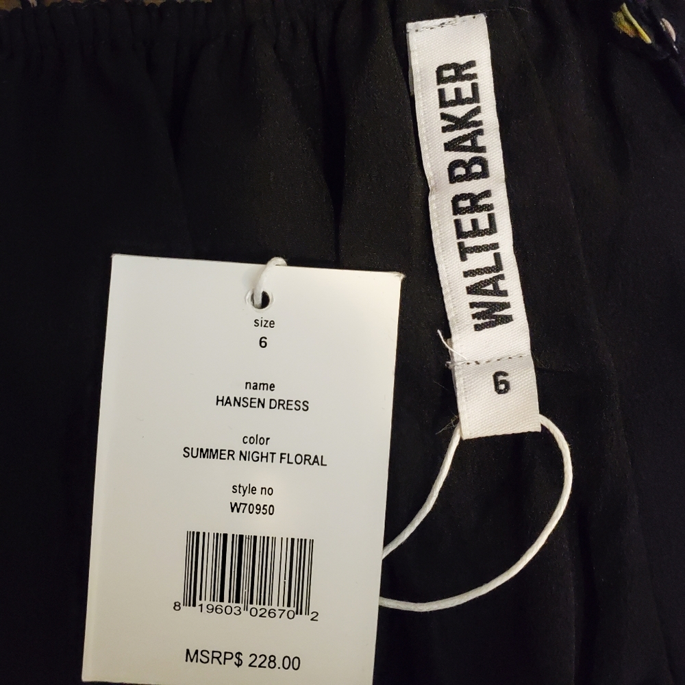 NWT WALTER BAKER Cold Shoulder Dress - Picture 7 of 8